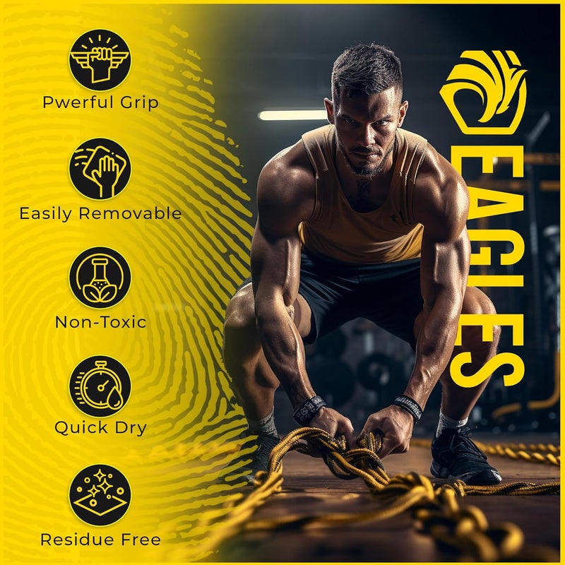 Eagle's Dry Hand, Grip Enhancer, Pole Grip Solution, Non-Sticky, Anti-Slip Solution for Pole Dancing, Sweaty Hands, Dry Grip for Football, Tennis, Golf, Gymnastics, Gaming, Weightlifting, Pole Fitness - Image 2